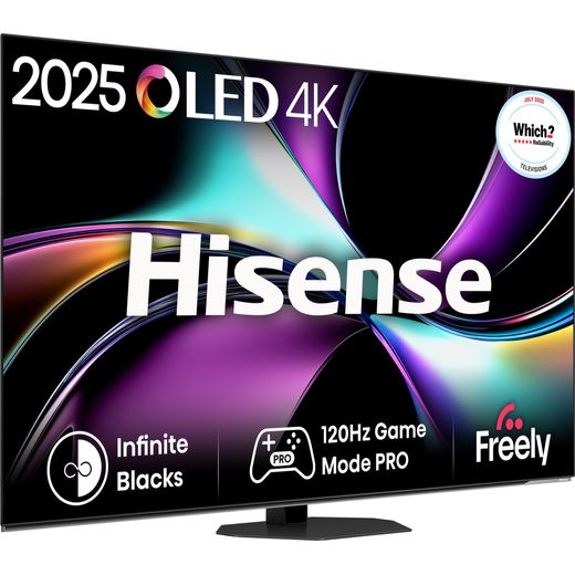 Hisense A85Q 55" 4K Ultra HD OLED Smart Freely TV - Right perspective